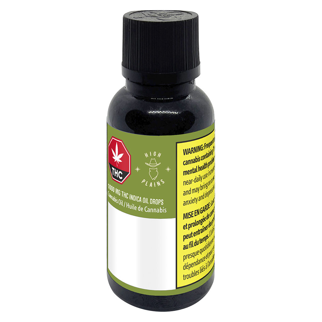 Product image 1000mg THC Indica Oil Drops 1