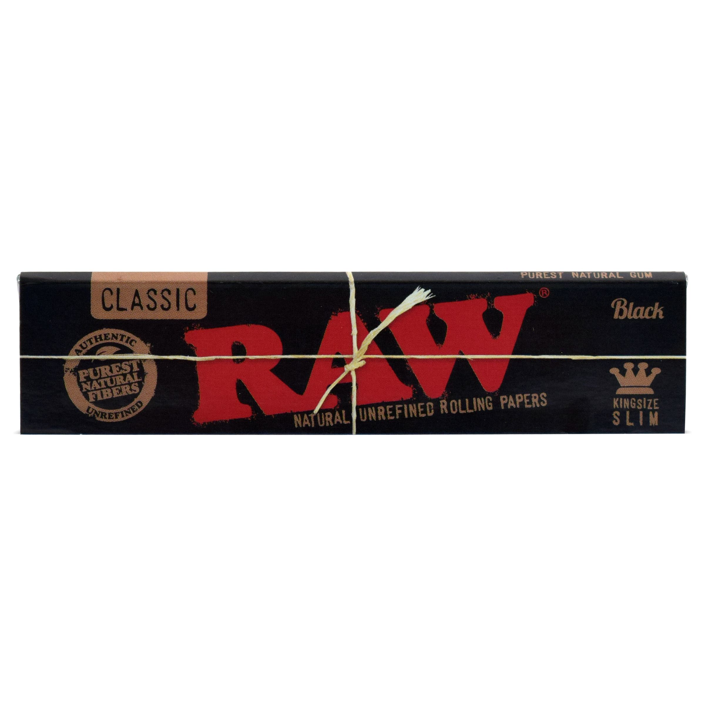 RAW - Black Hemp King Size Rolling Papers