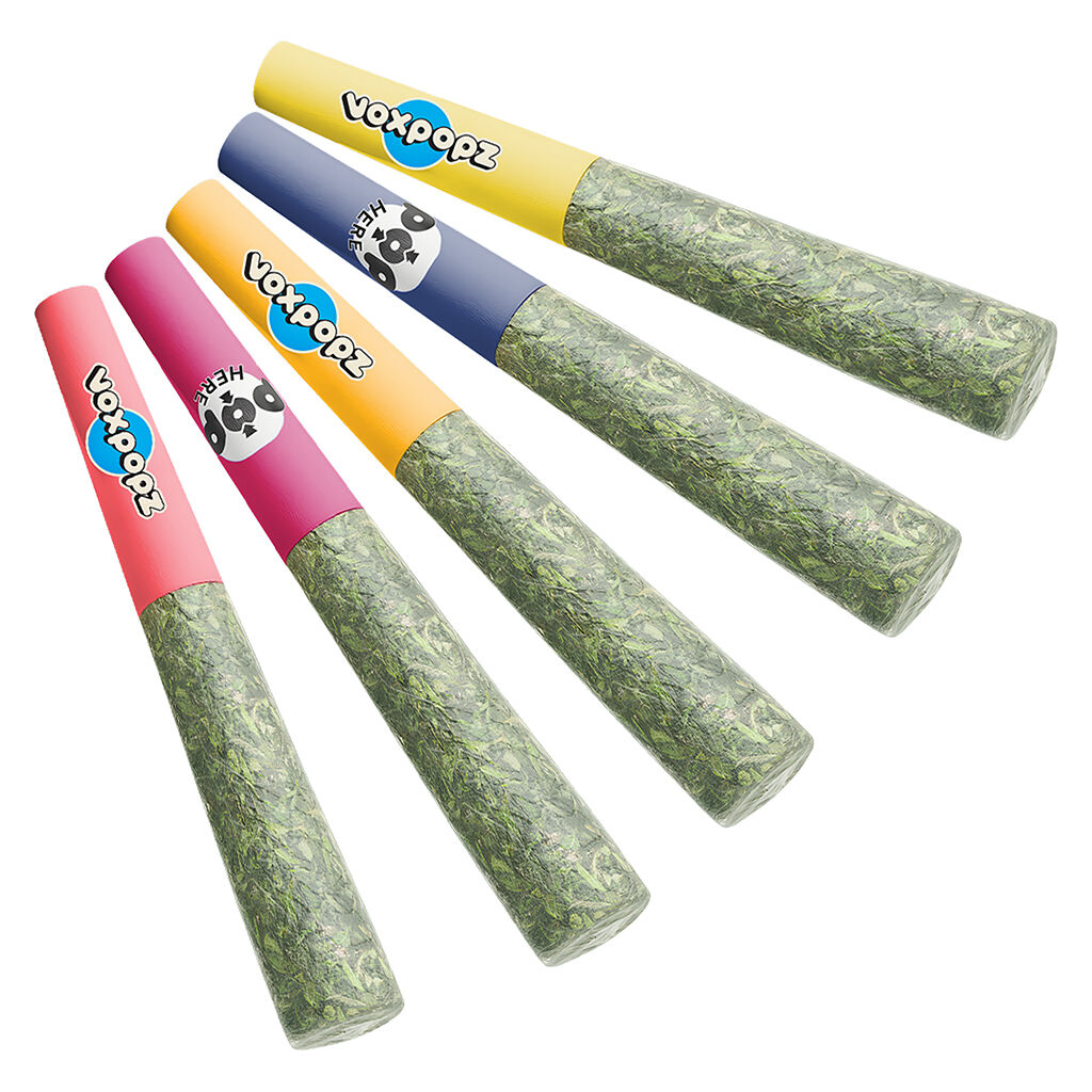 Product image Big Shiny Popz Liquid Diamond Infused Crushable PreRoll MultiPack  5x 1