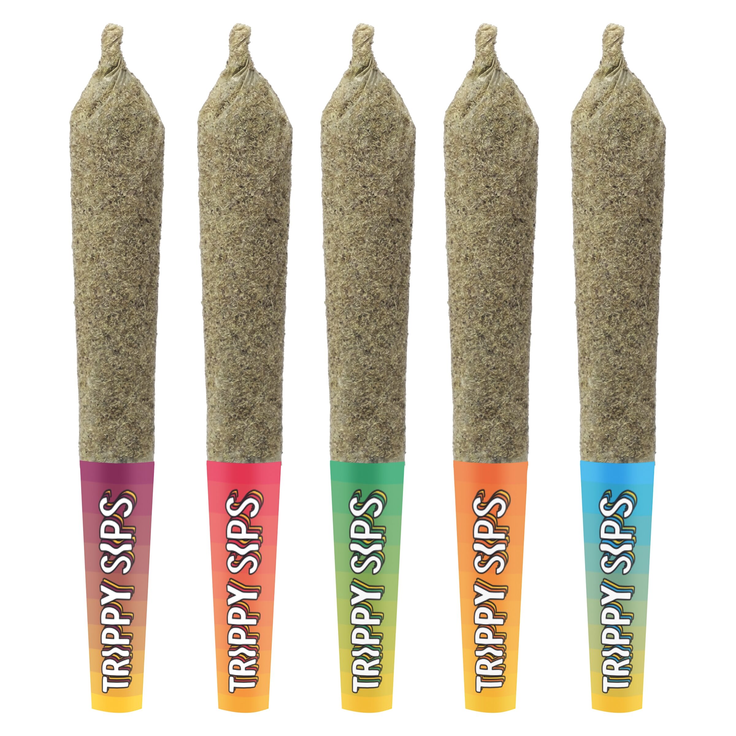 Trippy Sips - Juicy 5 Variety Pack Infused Pre-Roll - 5x0.5g