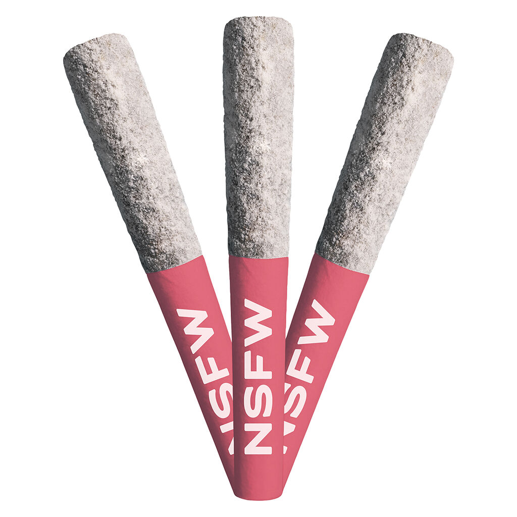 Cheeky Cherry NSFW Diamond Coated Infused 3x0.5g Pre-Rolls