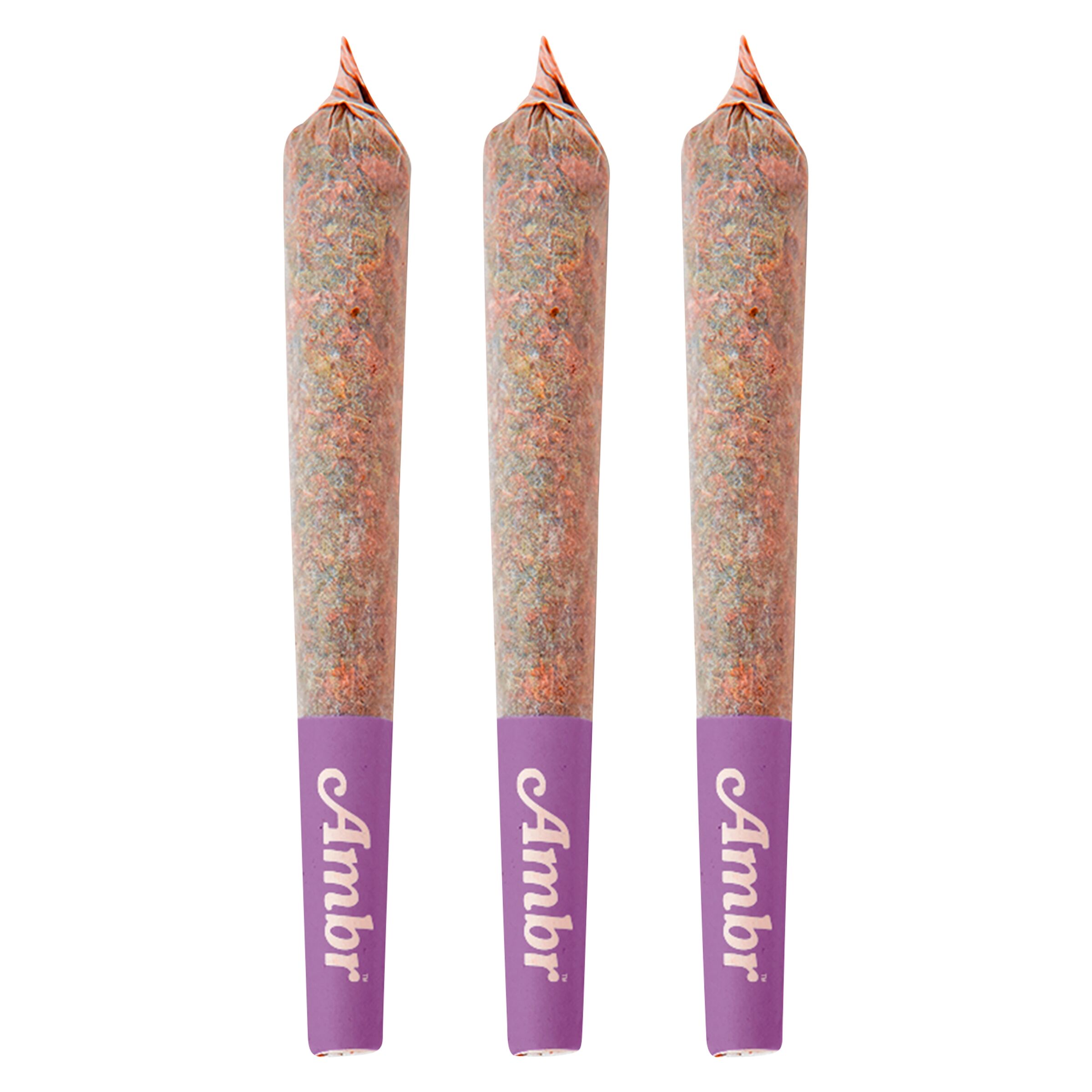 Ambr - Grape Pluto Distillate Infused Pre-Roll Pack - 3x0.5g