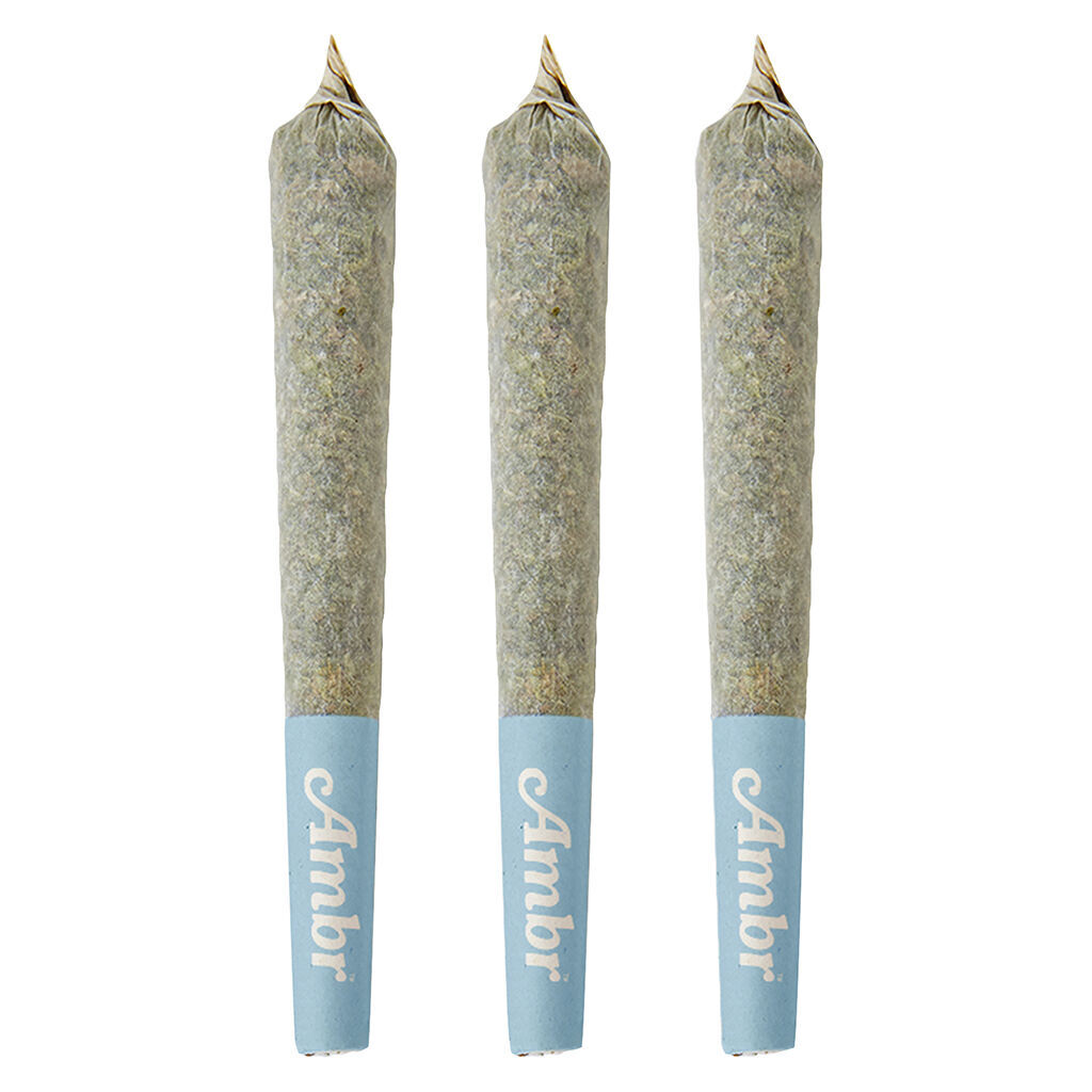 Product image Ambr - Hybrid Rainbow Snowcone Distillate Infused Pre-Roll Pack - 3x0.5g 1