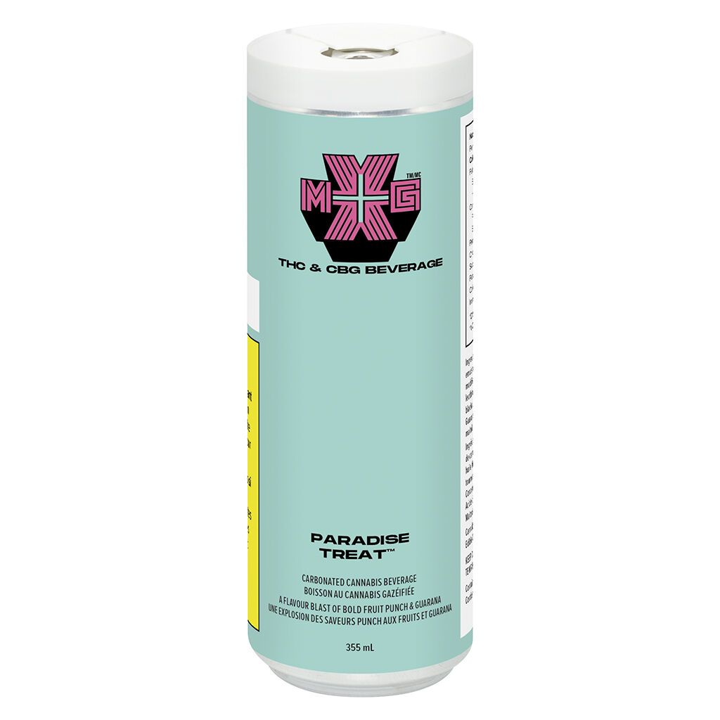 XMG+ - Paradise Treat THC + CBG + Guarana - 355ml