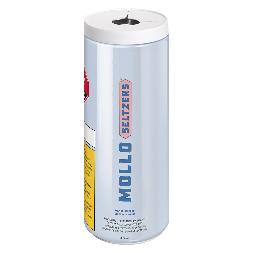Mollo - Mango Seltzer 355ml Main Image