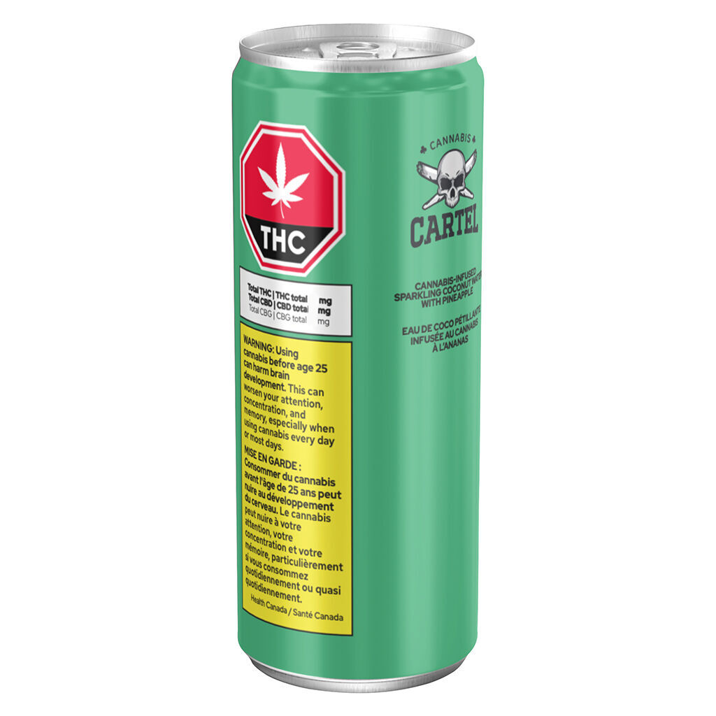 Sparkling Coconut Water with Pineapple
