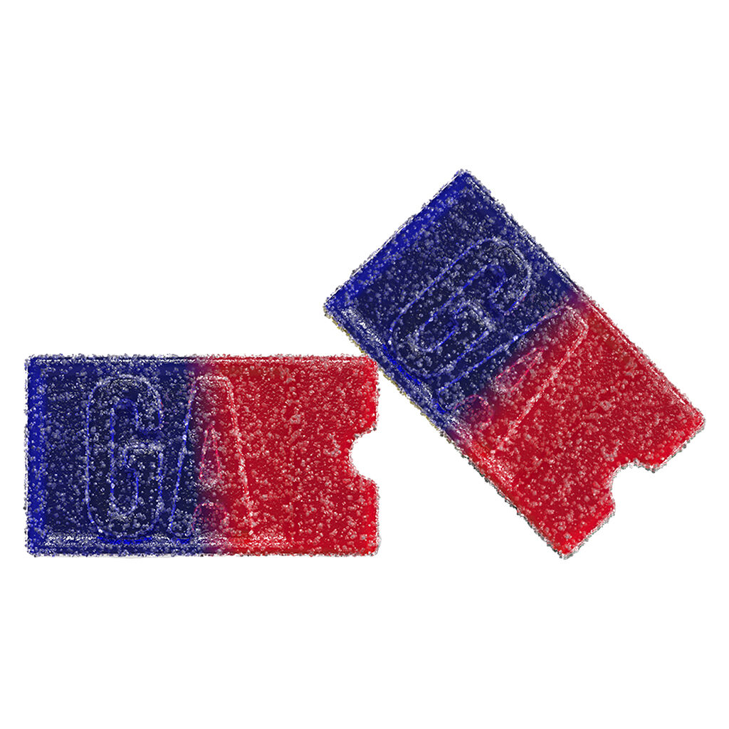 GENERAL ADMISSION - Tiger Blood THC Gummy (1:0) 2 Pack Soft Chews Main Image