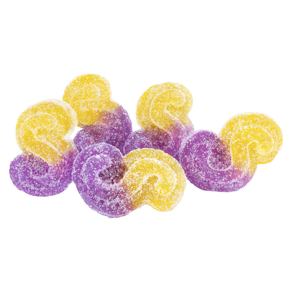 Product image SOURZ by Spinach - Peach Passionfruit 1:1:1 CBN CBD THC Gummies 1