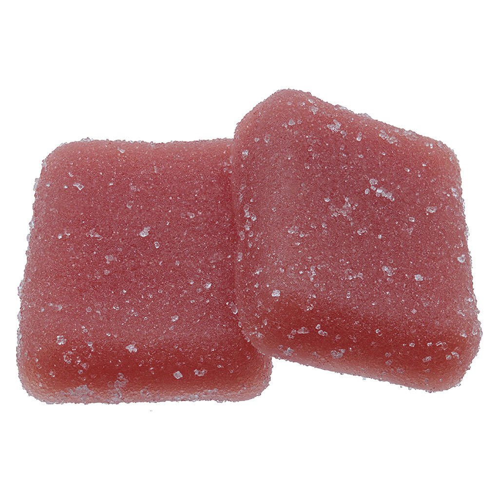 Product image Real Fruit Pomegranate Soft Chews 1:1 THC:CBD  2 Pack 1