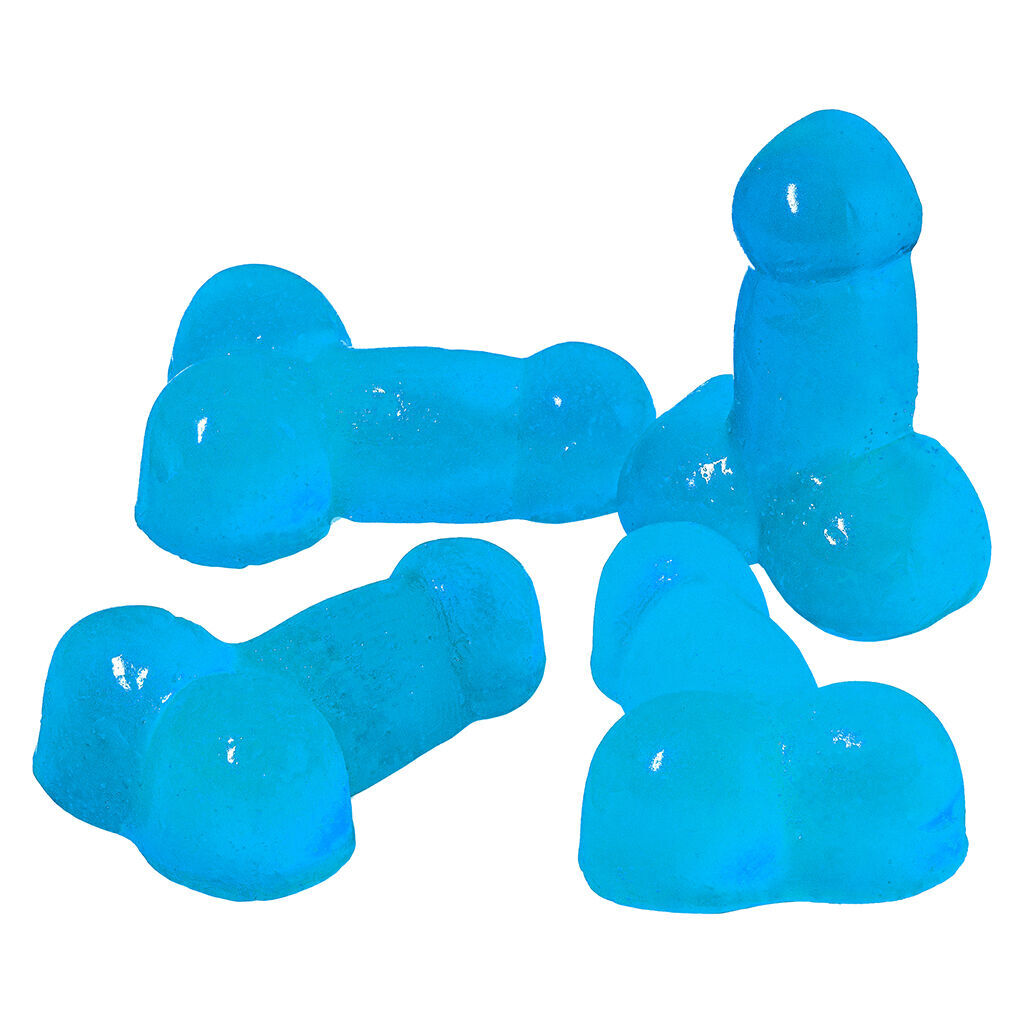 Censored Edibles - Blue Raspberry Penis Gummies - 4 Pack