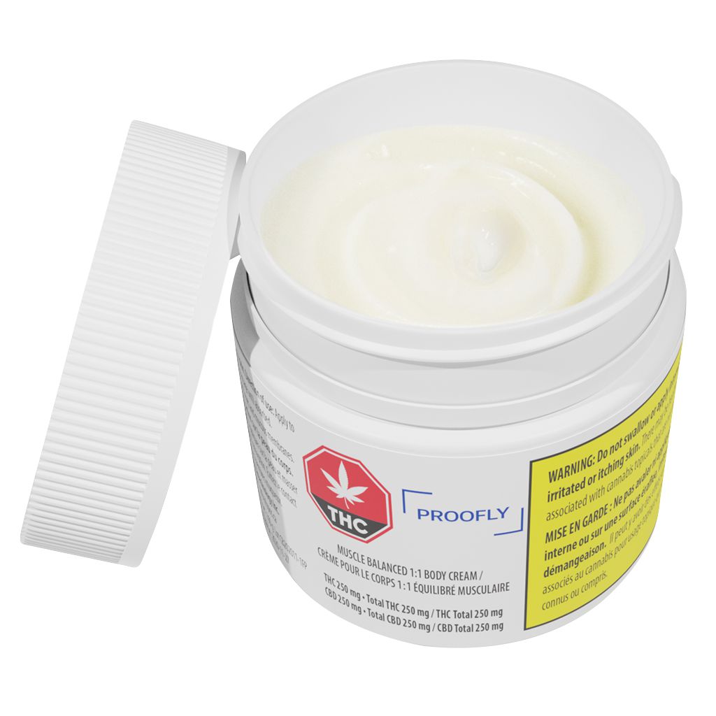 Product image Muscle Balanced 1:1 THC:CBD Cream 1