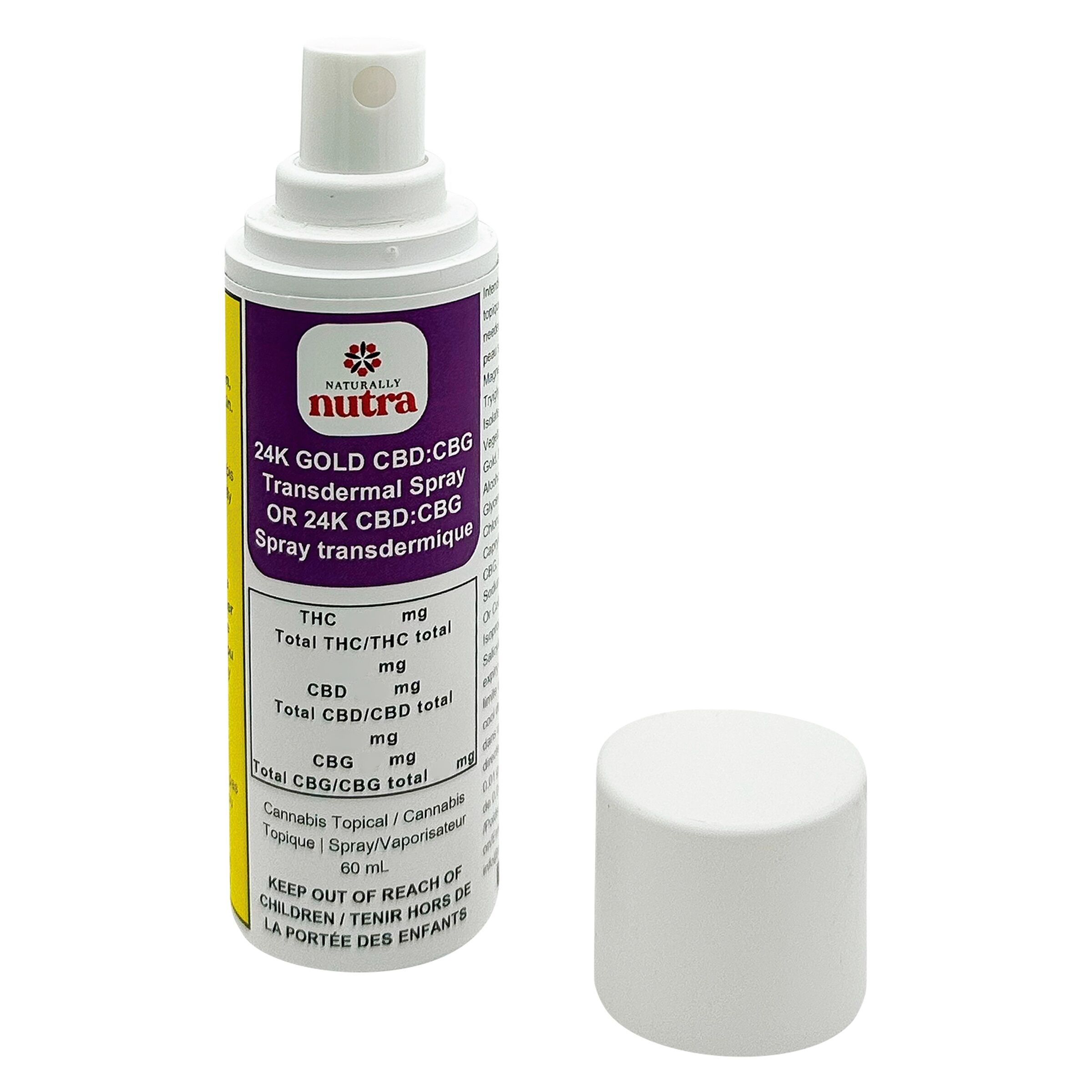 Product image 24K GOLD CBD:CBG MAG + Hyaluronic Acid Transdermal Spray 1